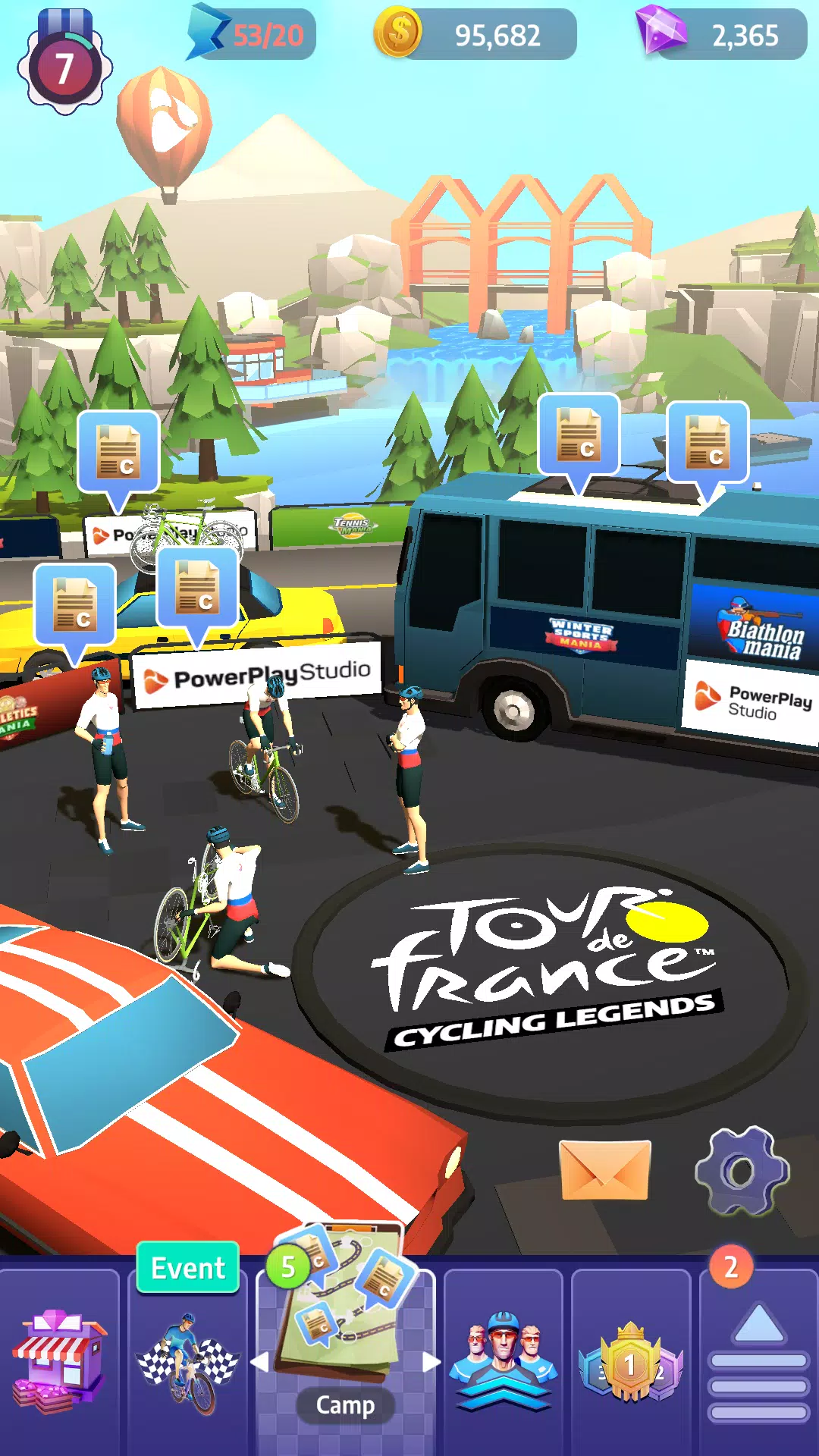 Tour de France Cycling Legends スクリーンショット 0