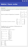 Matrice : Gauss-Jordan Ảnh chụp màn hình 2