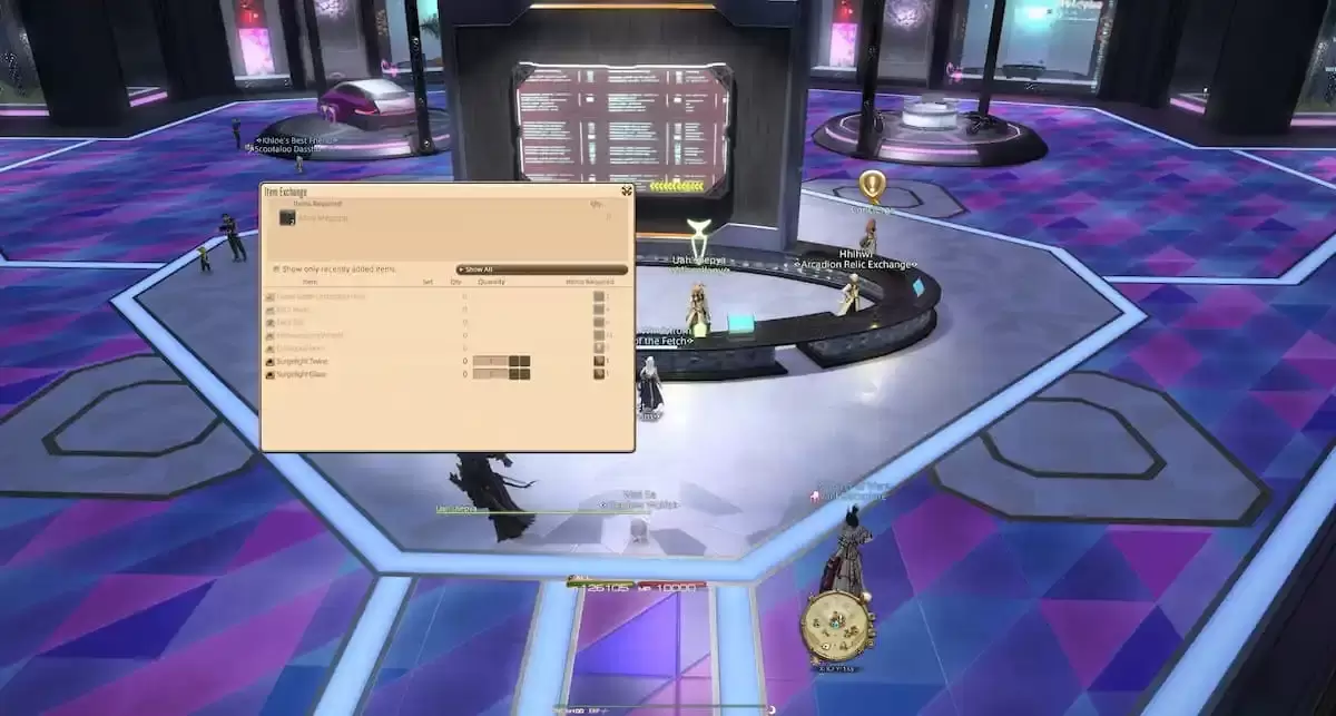 ผู้ขายเหรียญ Ordelle ใน ffxiv