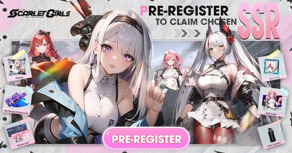 《绯红少女》预注册现已开启！立即组建您的终极战斗小队！