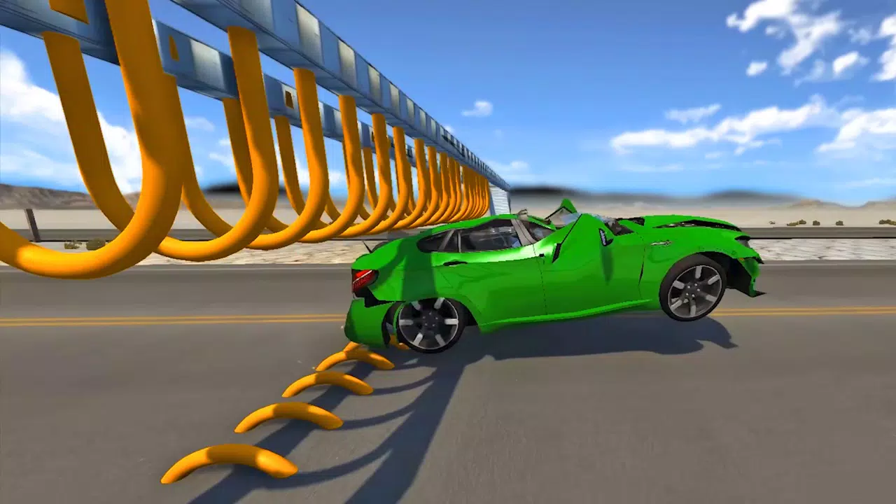 Beam Drive Road Crash 3D Games Capture d'écran 3