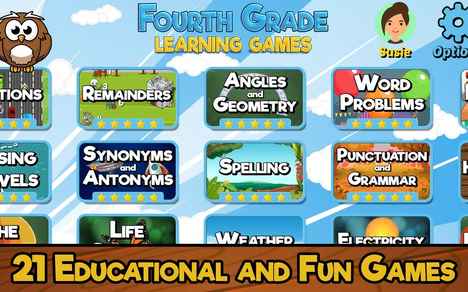 Fourth Grade Learning Games Скриншот 0