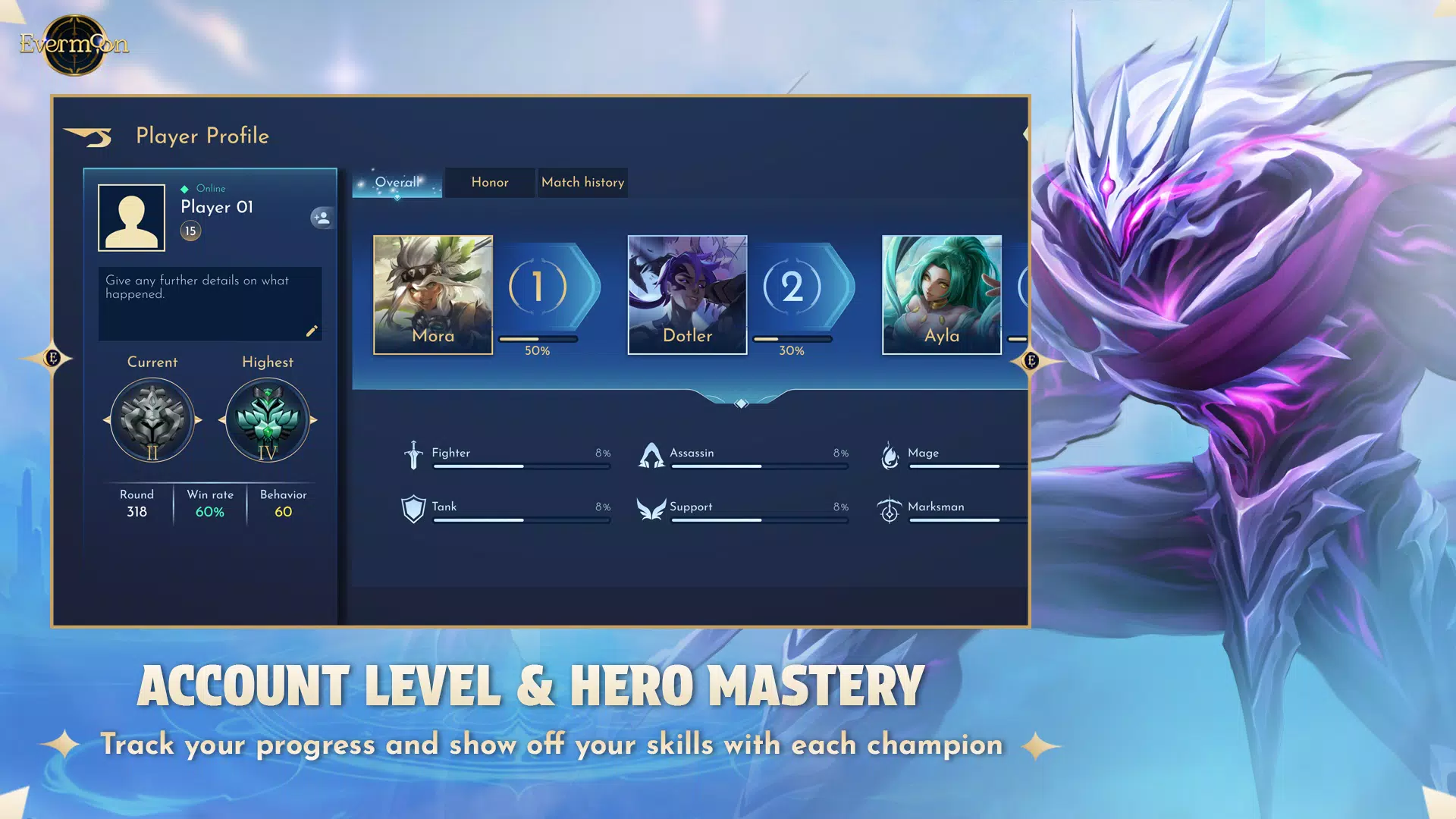 Beta II: Evermoon MOBA Captura de tela 2