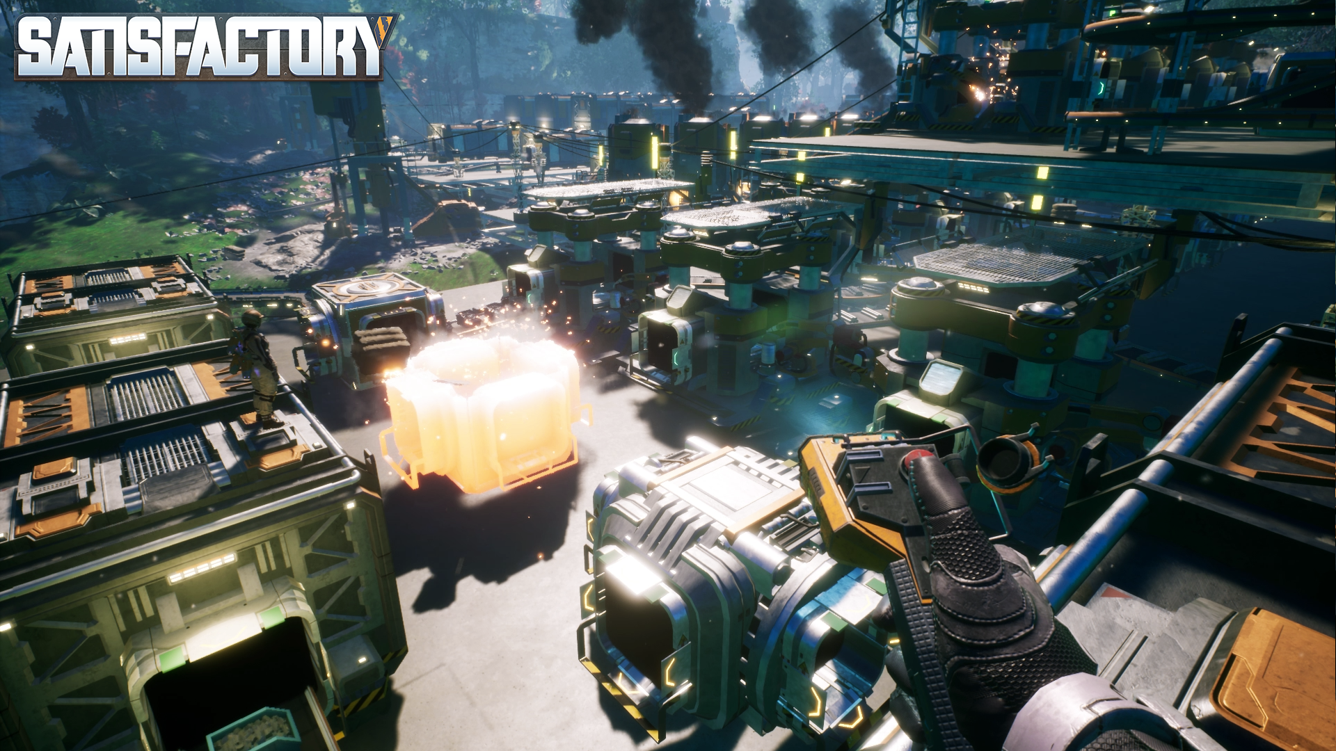 Construction d'usine dans Satisfactory