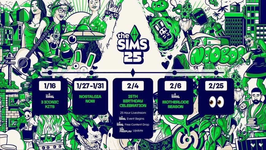SIMS သည် 25 နှစ်မြောက်နှစ်ပတ်လည်နေ့ကိုအခမဲ့ပစ္စည်းများဖြင့်ကျင်းပလိမ့်မည်
