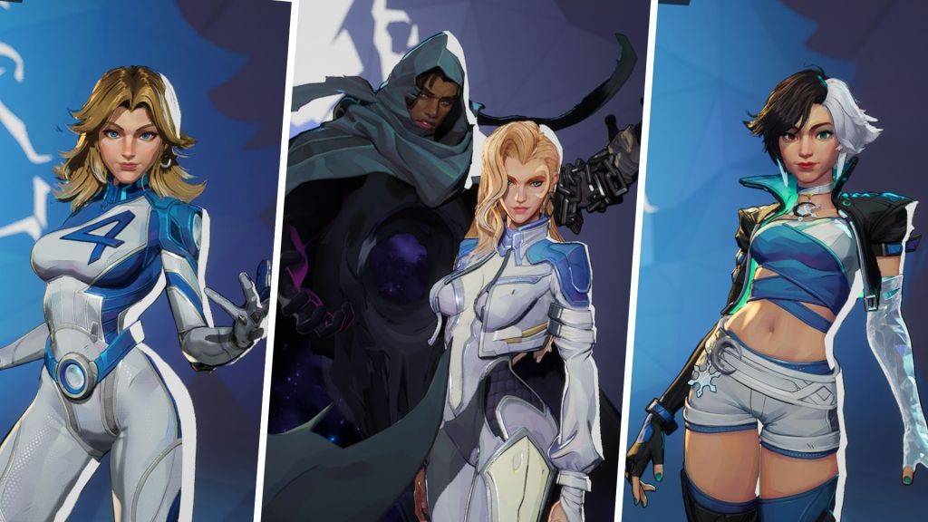 Marvel Rivals Invisible Woman, Cloak and Dagger oraz Luna Snow Image Collage