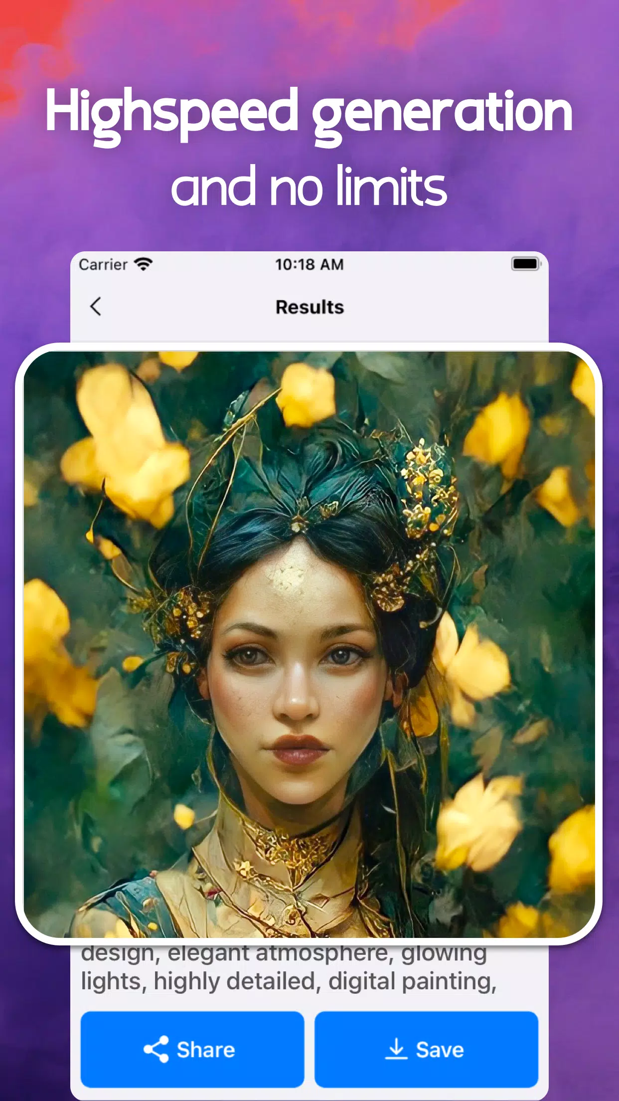 AI Generated Art Generator Screenshot 0
