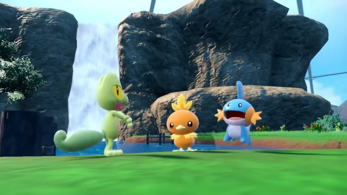 Gen 3 permulaan Treecko, Torchic, dan Mudkip di Pokémon Scarlet & Violet