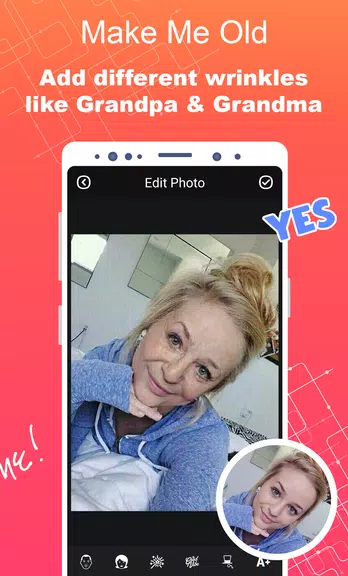 Make Me Old - Aged Face Maker Captura de tela 1