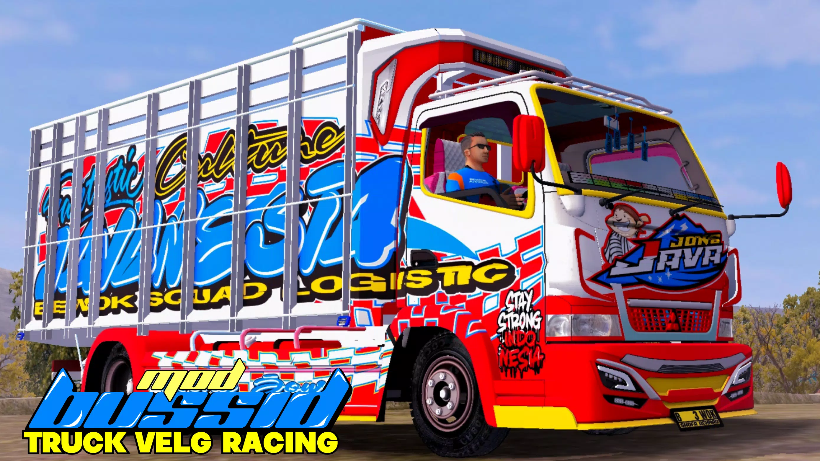 Mod Bussid Truck Velg Racing Captura de tela 0