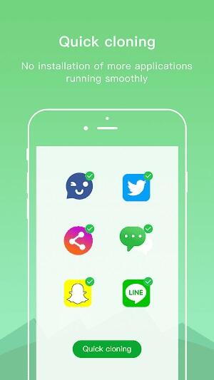 Dual Space - Plusieurs Comptes Capture d'écran 2