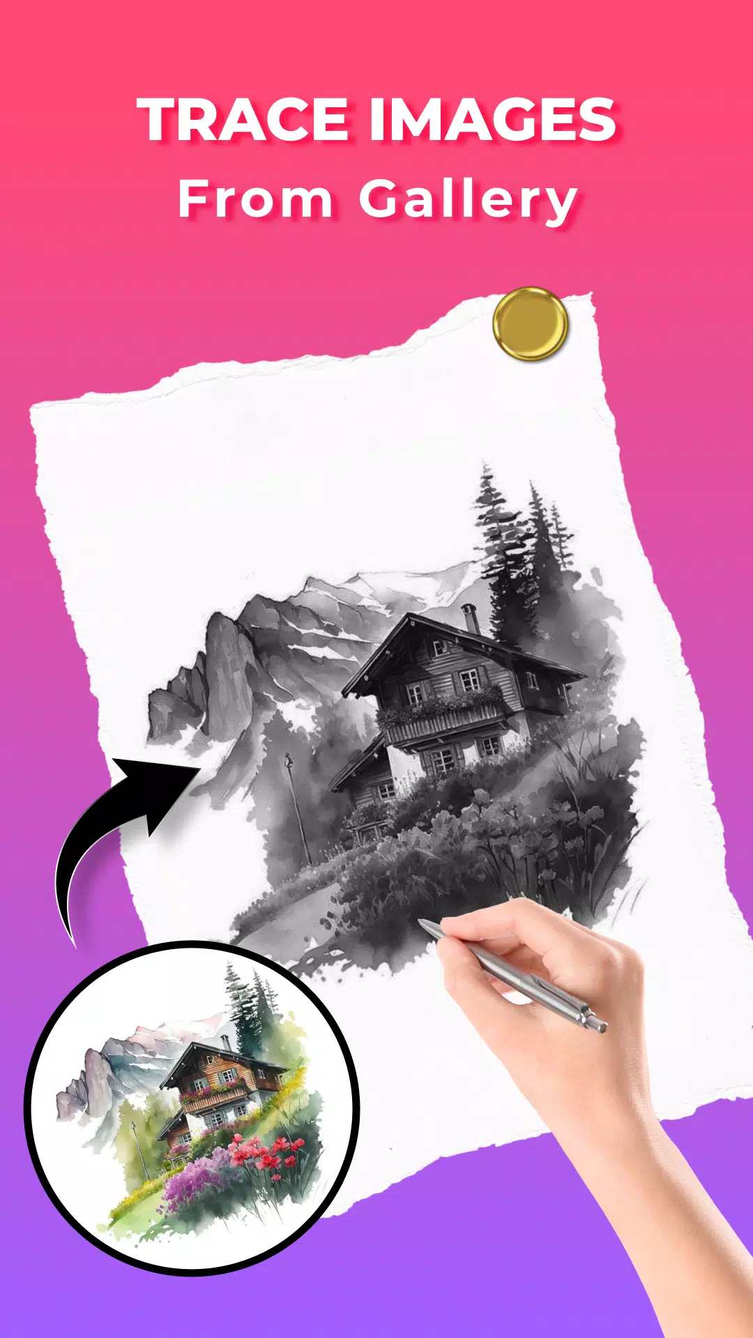 AR Drawing: Sketch & Paint Art Captura de tela 3