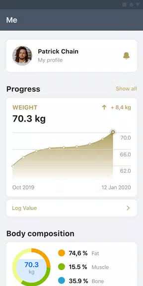 MyPersonalTrainer - FitnessApp Capture d'écran 2