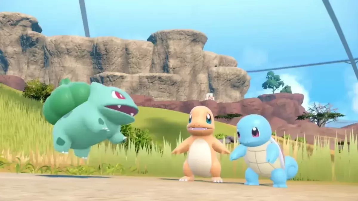 Bulbasaur, Charmander, dan Squirtle Gen 1 Bulbasaur, dan Squirtle di Pokémon Scarlet & Violet