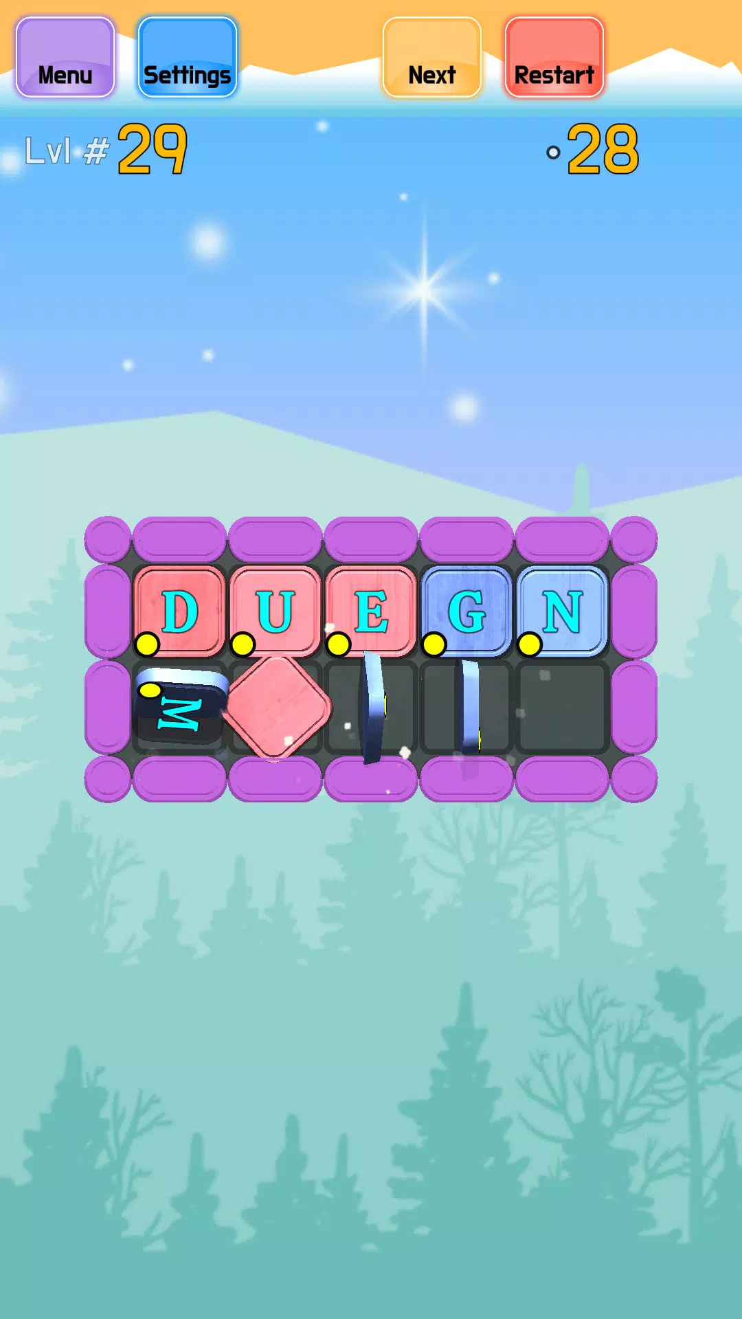 Sliding Words 스크린샷 2