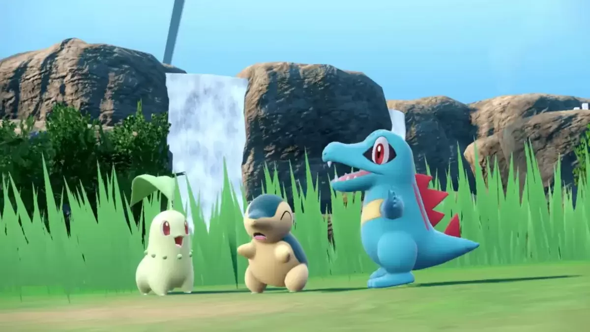 Gen 2 Startters Chikorita, Cyndaquil, dan Totodile di Pokémon Scarlet & Violet