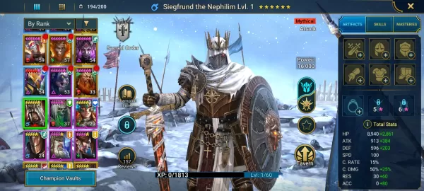 Efsanevi Şampiyonlar Seviye Listesi - Raid Shadow Legends