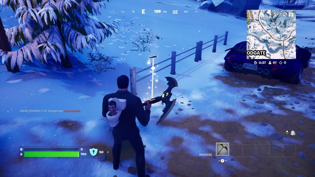 Il microfono è parte di un articolo su come seguire il sentiero e mettere in discussione il viaggiatore sconosciuto a Fortnite.