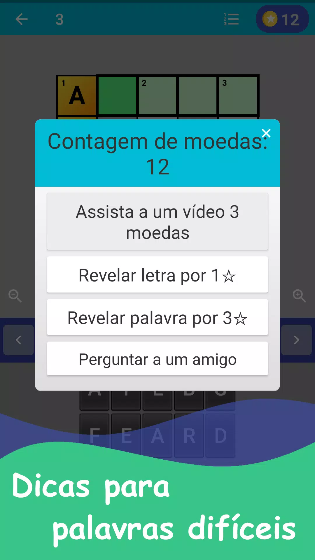 Palavras Cruzadas Captura de tela 3