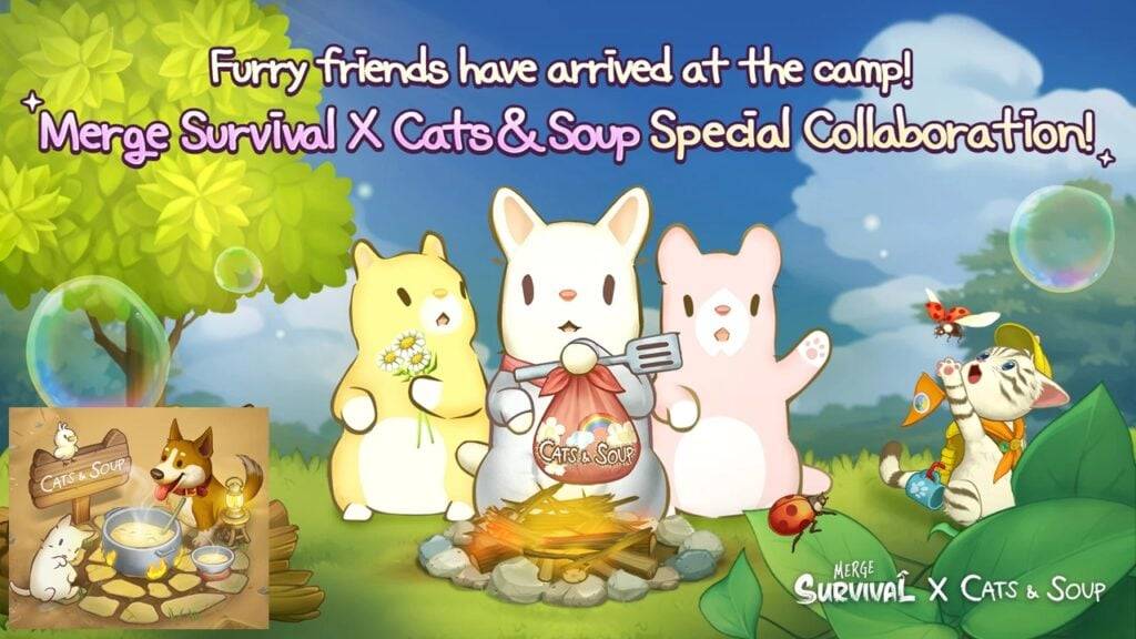Merge Survival x Cats & Soup: Feline Adventures Unveiled
