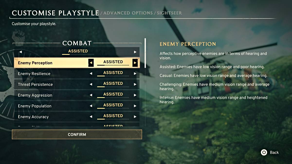 PlayStyle自定义菜单Atomfall