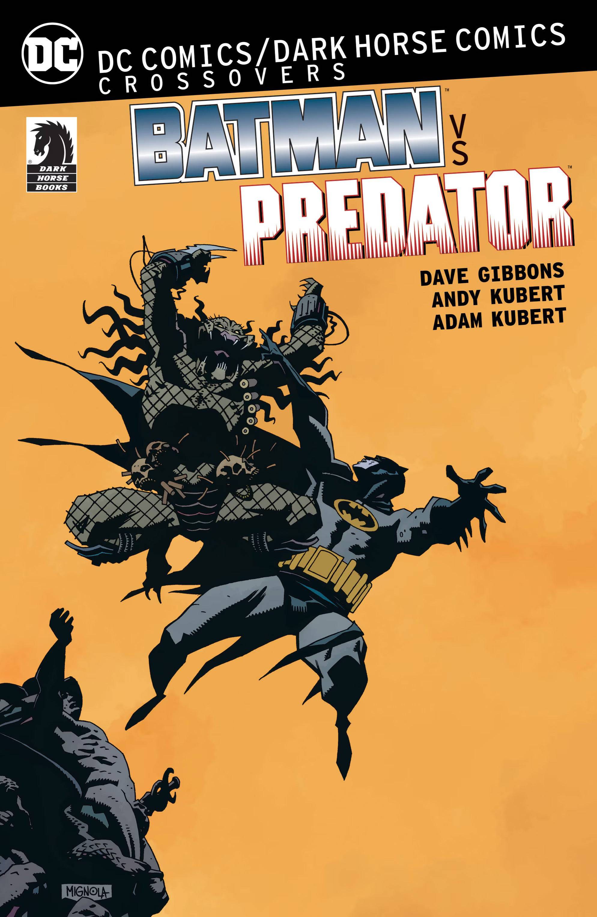 Batman fights Predator in Gotham streets