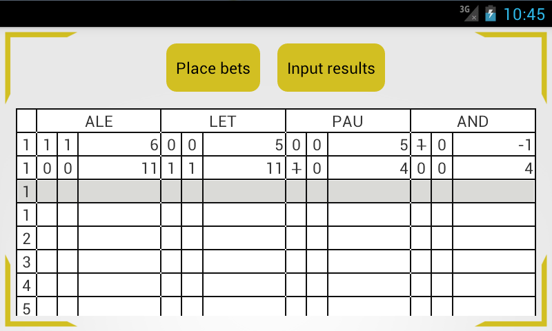Whist Score Zrzut ekranu 2