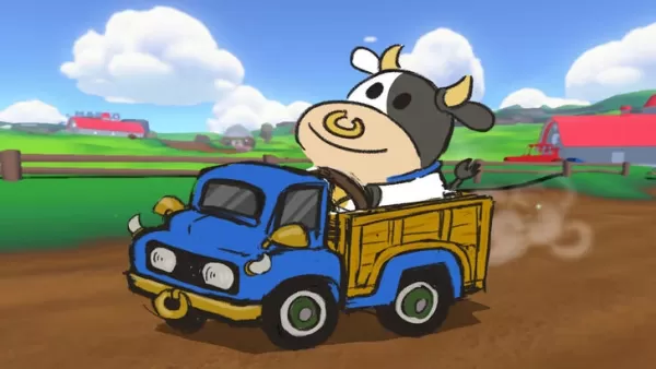 Spielbarer Kuh-Charakter in Mario Kart World