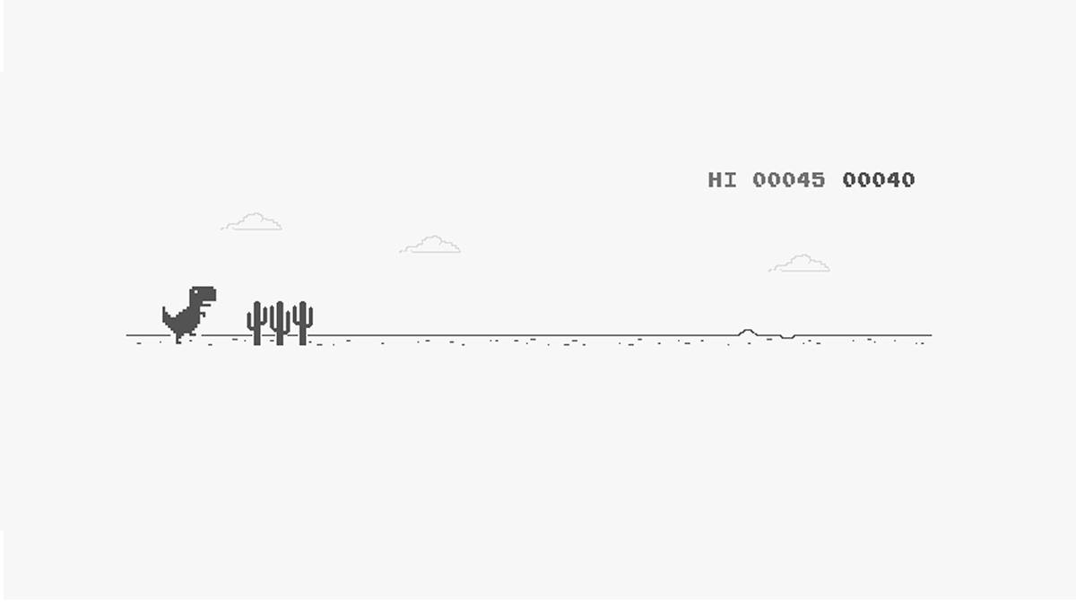 T-Rex Dash es uno de los mejores juegos de Google.