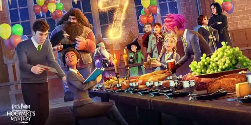 Harry Potter: Hogwarts Mystery Marks 7 Years with Real-Life and In-Game Giveaways