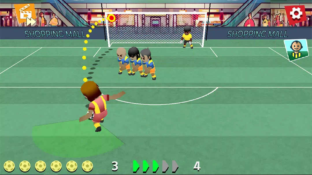 FreeKick Screamers - Football Captura de pantalla 3