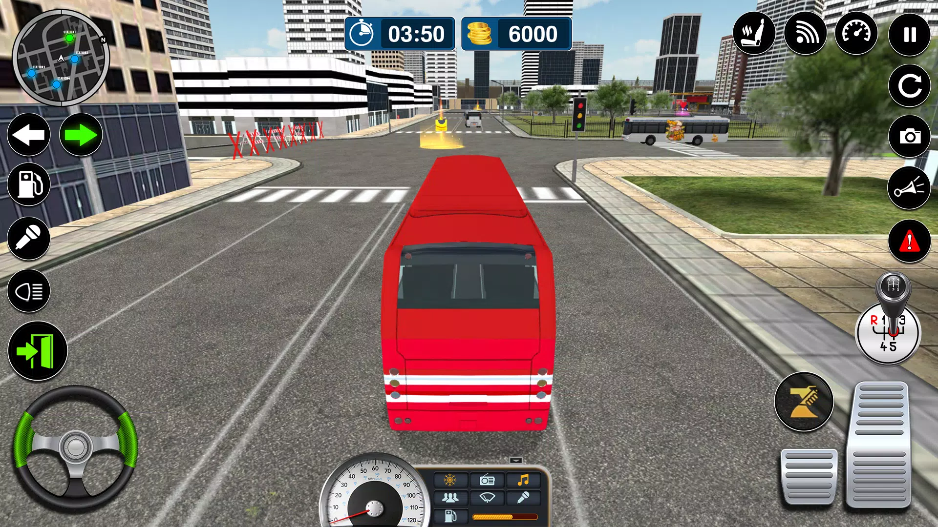 City Bus Steer Challenge Capture d'écran 2