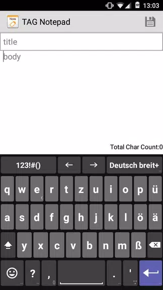 German for AnySoftKeyboard Captura de pantalla 0