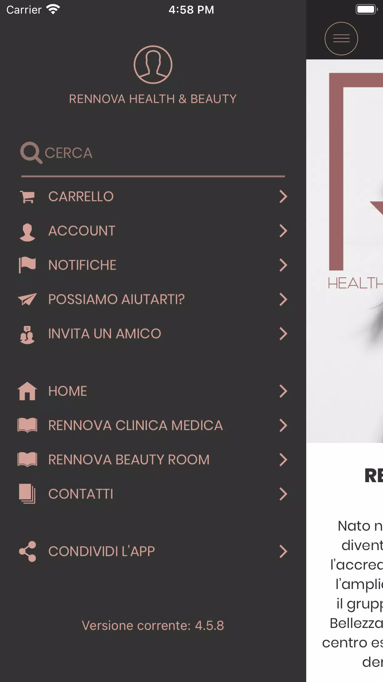 RENNOVA HEALTH & BEAUTY Captura de pantalla 2