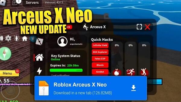arceus x Neo apk phiên bản mới nhất