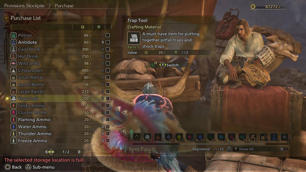 魔物獵人 Wilds 中的陷阱狩獵