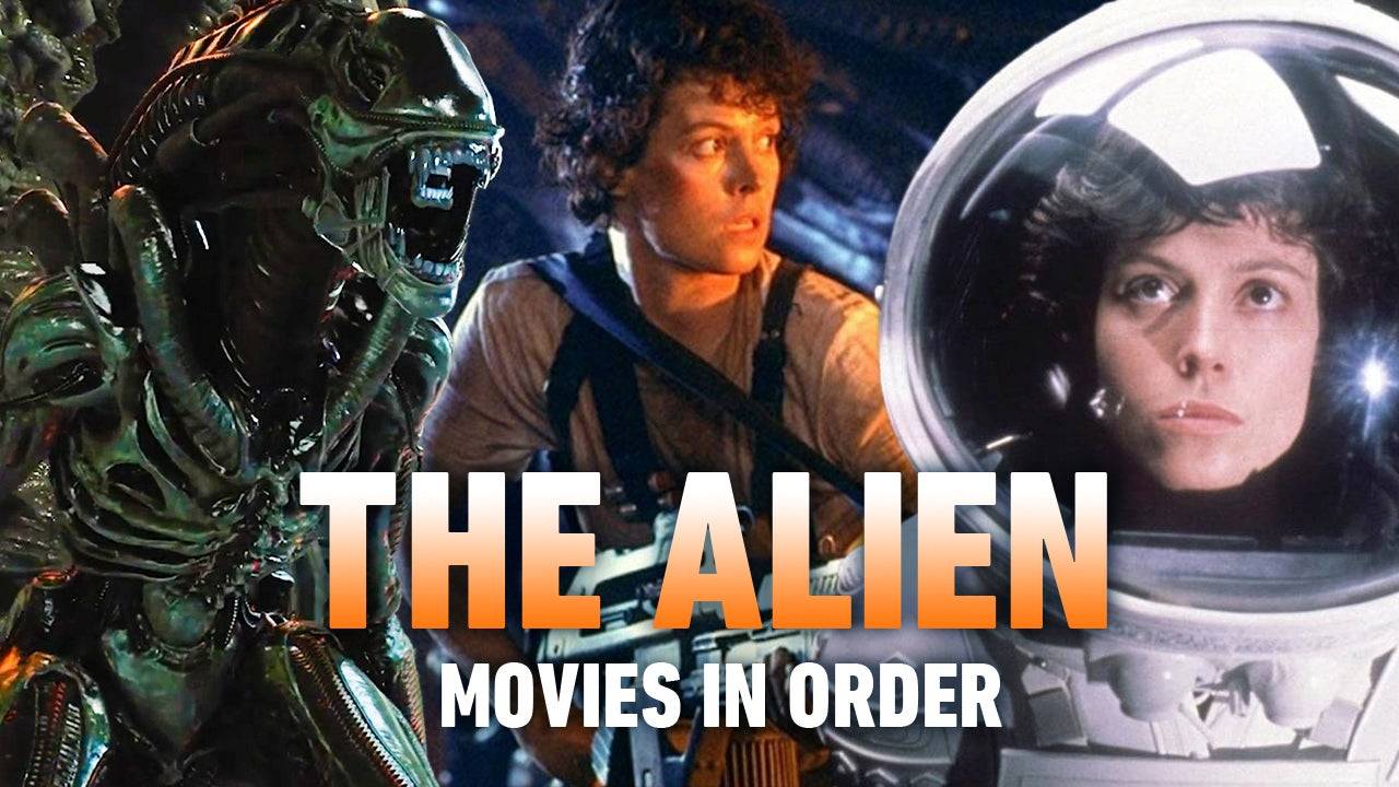 Alien Movie Poster Collage