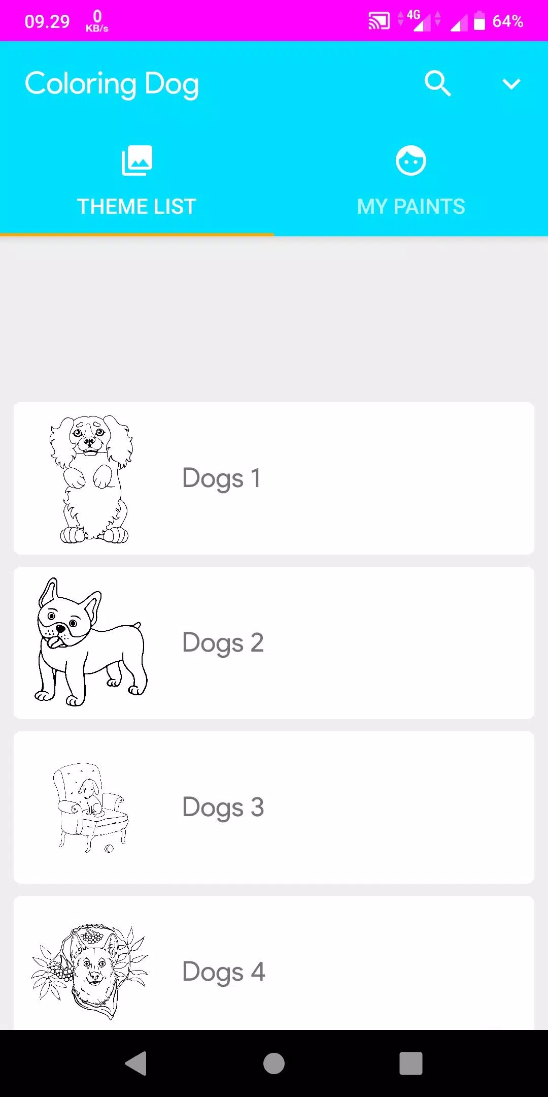 Coloring Dogs應用截圖第0張
