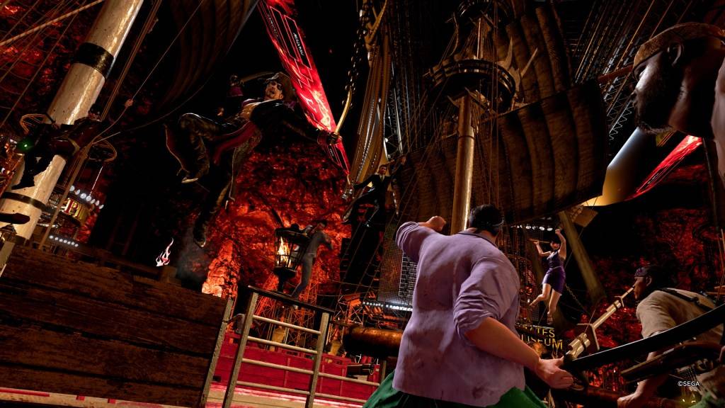 Ang boarding party cinematic sa tulad ng isang dragon: Pirate Yakuza sa Hawaii