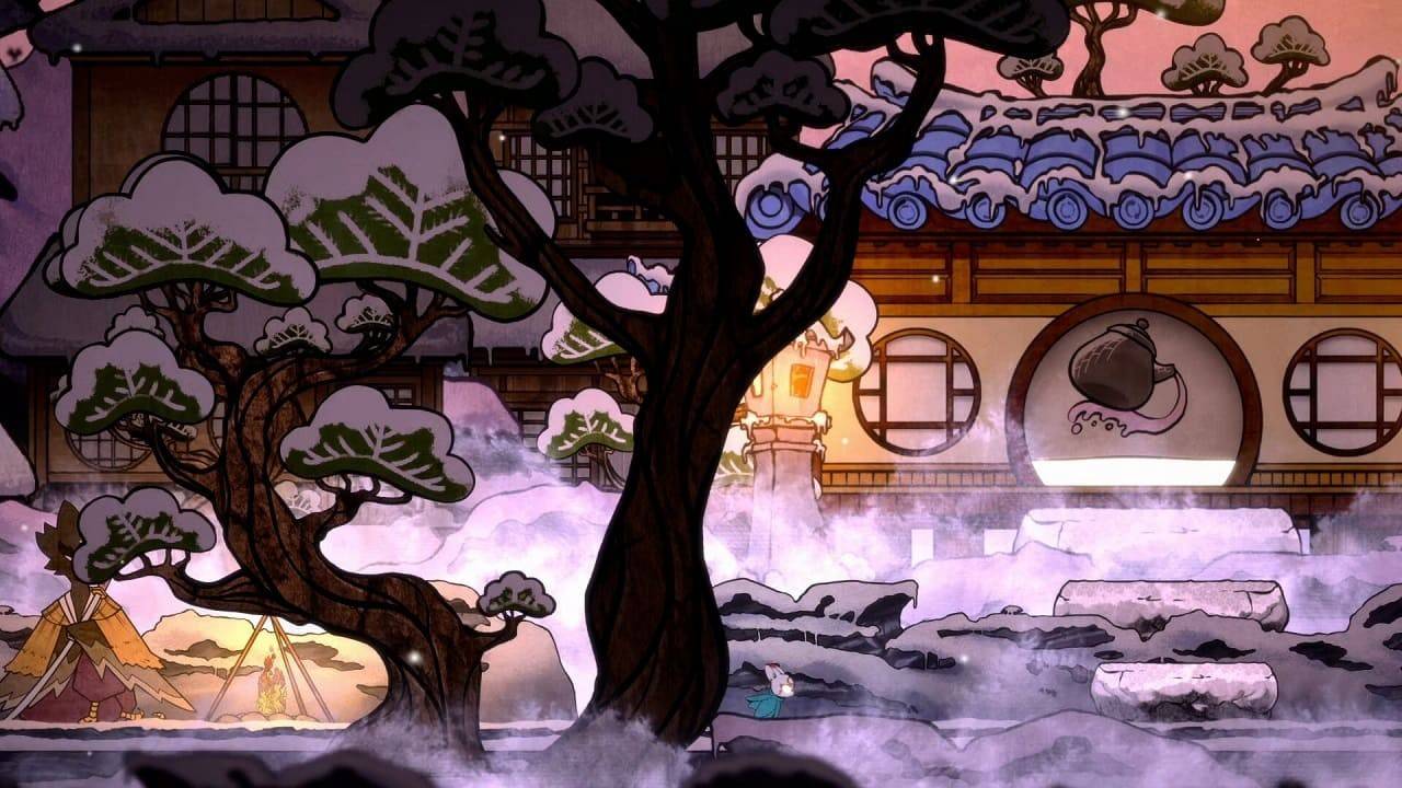 藍綠色蓮花路徑