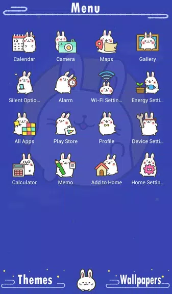 Moon Rabbit Theme Captura de tela 1