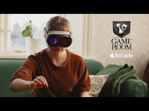 Game Room on Vision Pro