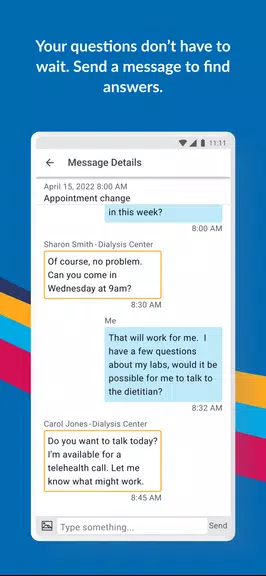 DaVita Care Connect 스크린샷 2