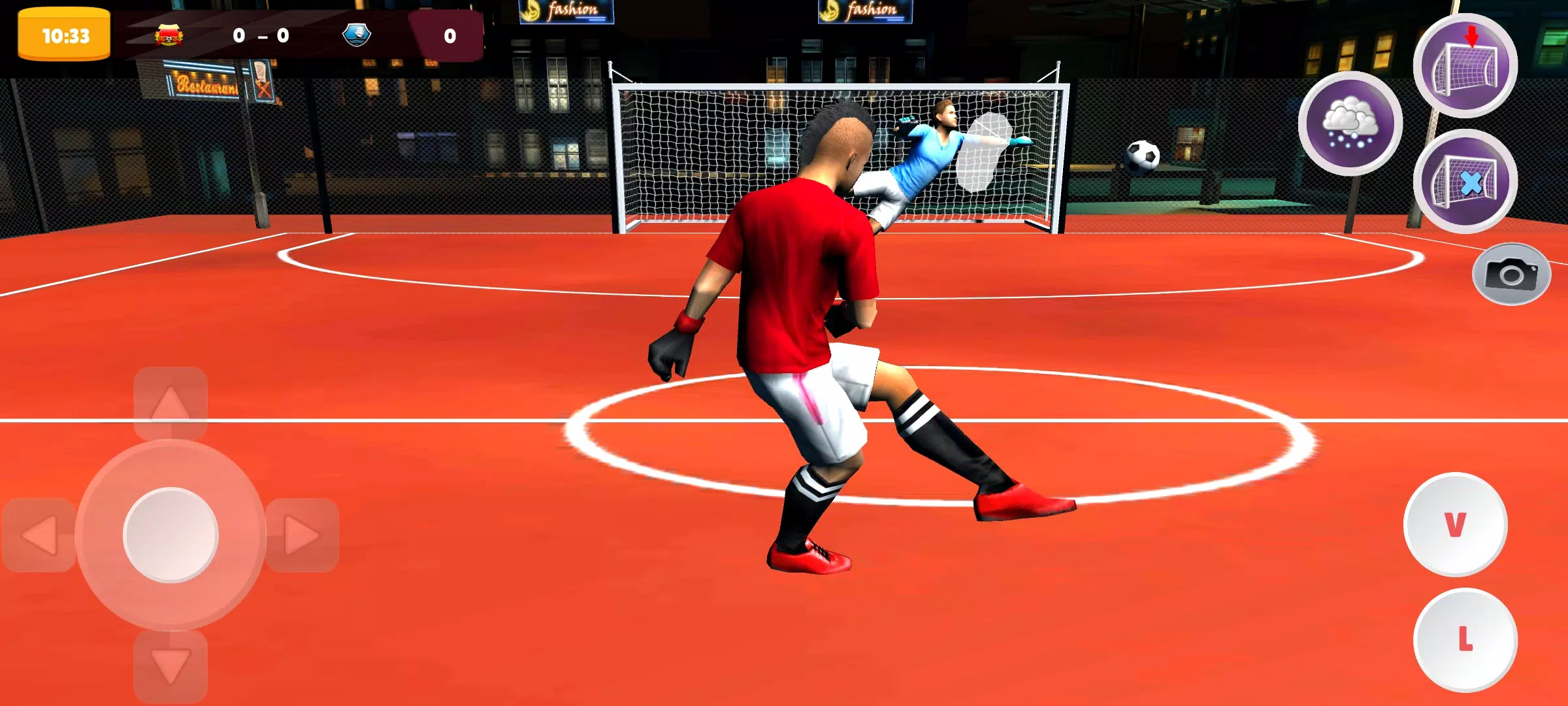 Goalie Wars Football Street Capture d'écran 3