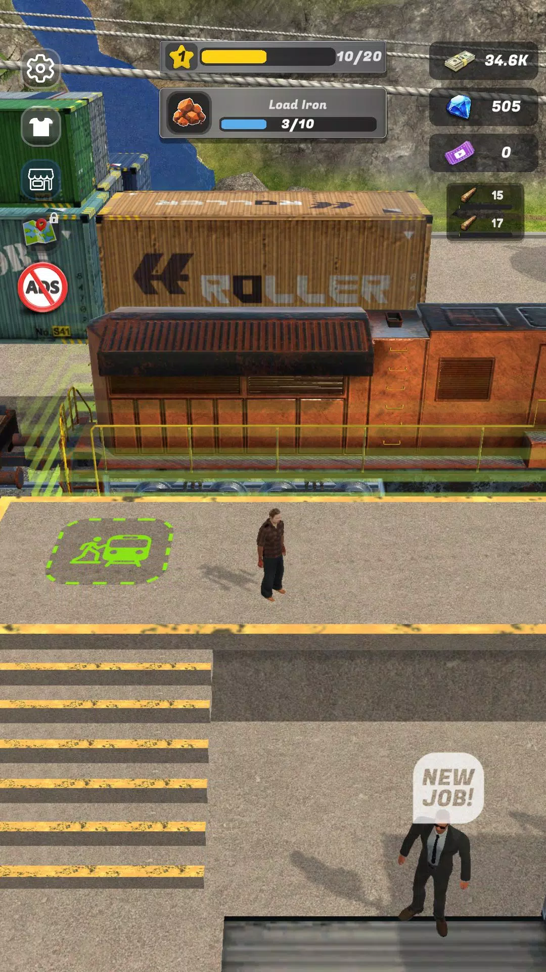 Cargo Train Station Captura de pantalla 3