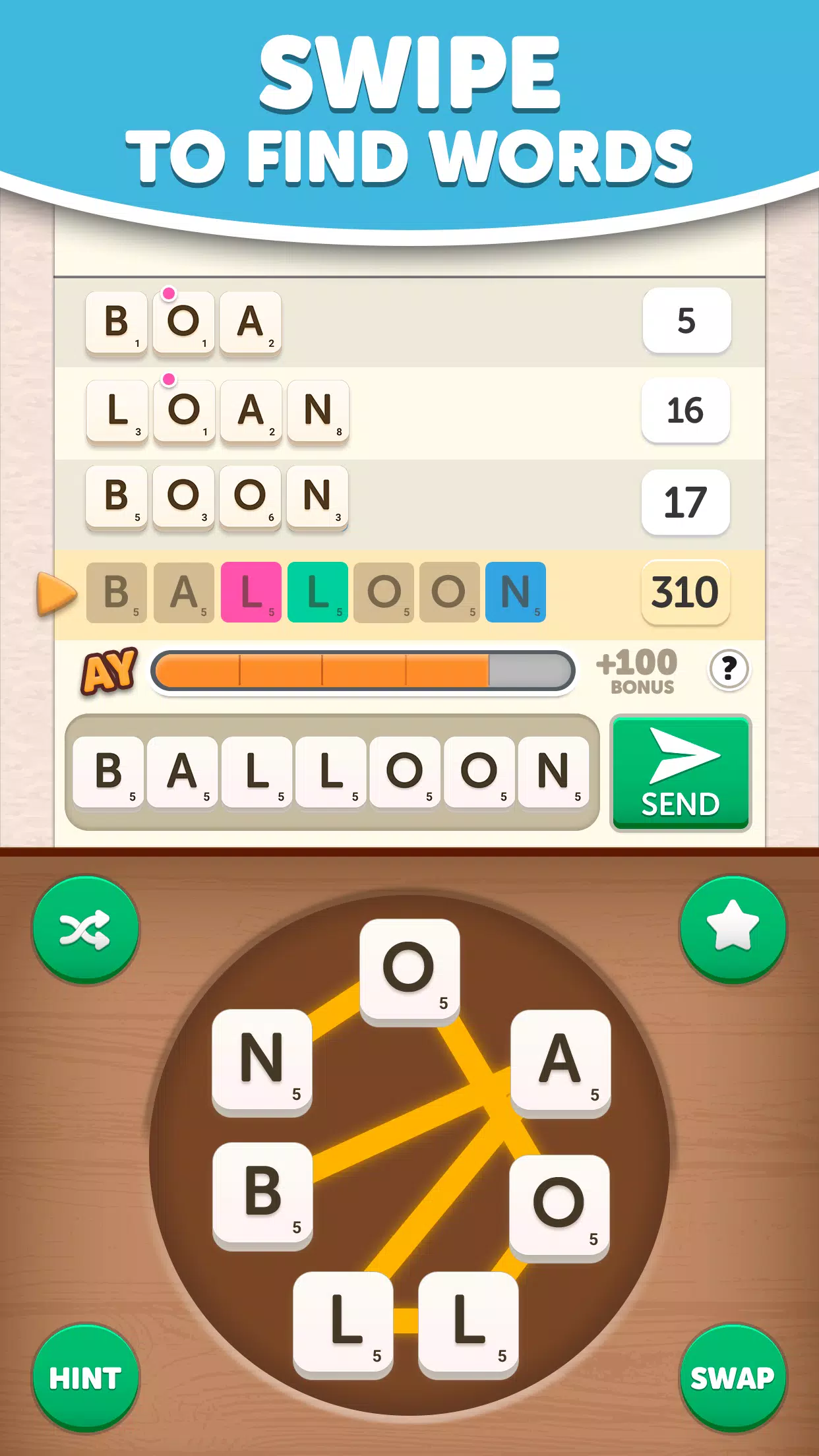 Anagram Yatzy Скриншот 3
