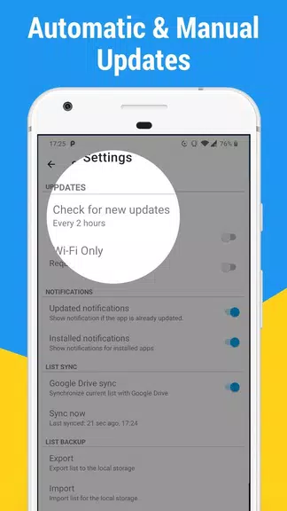 App Watcher: Check Update Capture d'écran 3