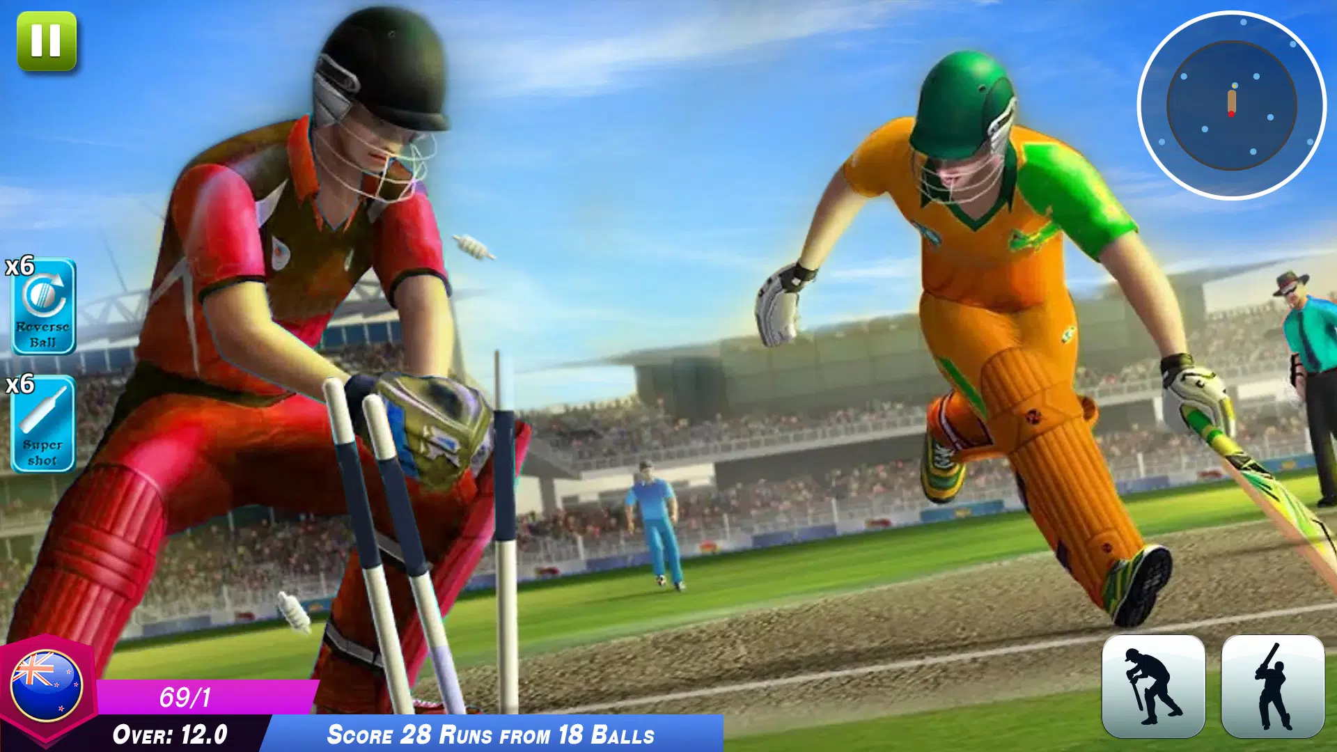 World Cricket Games Offline Capture d'écran 3