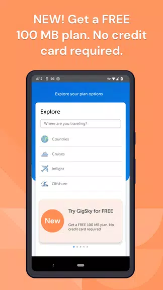 GigSky: Buy eSIM Online Capture d'écran 0