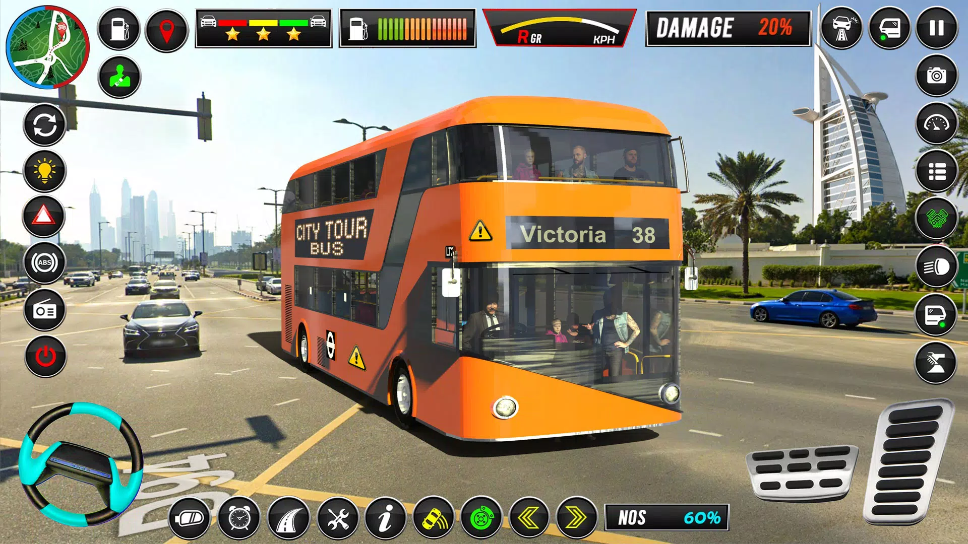 Real Bus Simulator Coach Bus Captura de pantalla 0